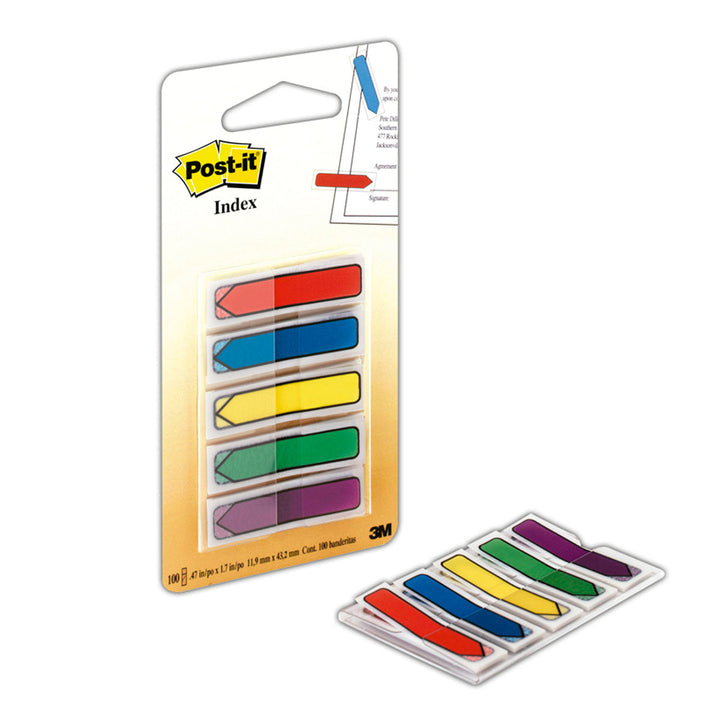 POST-IT -  Dispensador Banderitas Separadoras 5 Colores Brillantespost-IT Index 684arr1 100 Banderitas