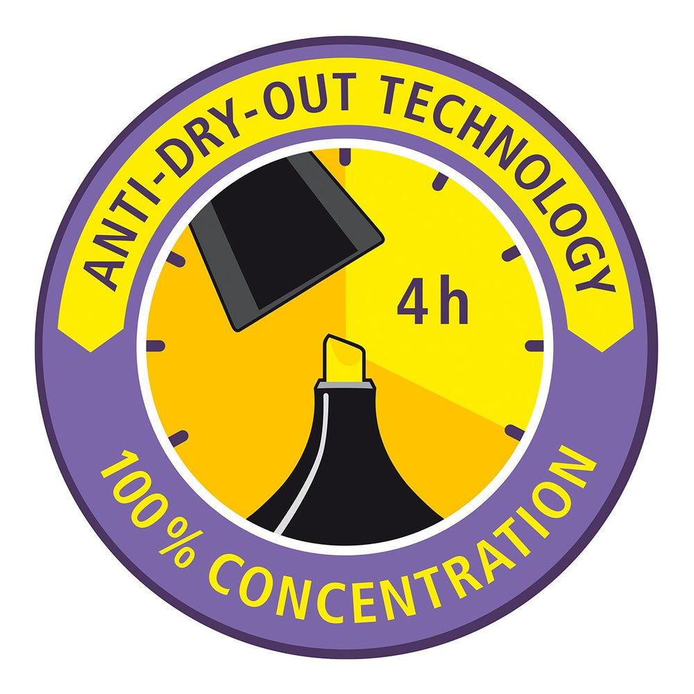 STABILO 70/24 - Marcador Fluorescente Recargable BOSS ORIGINAL, Amarillo