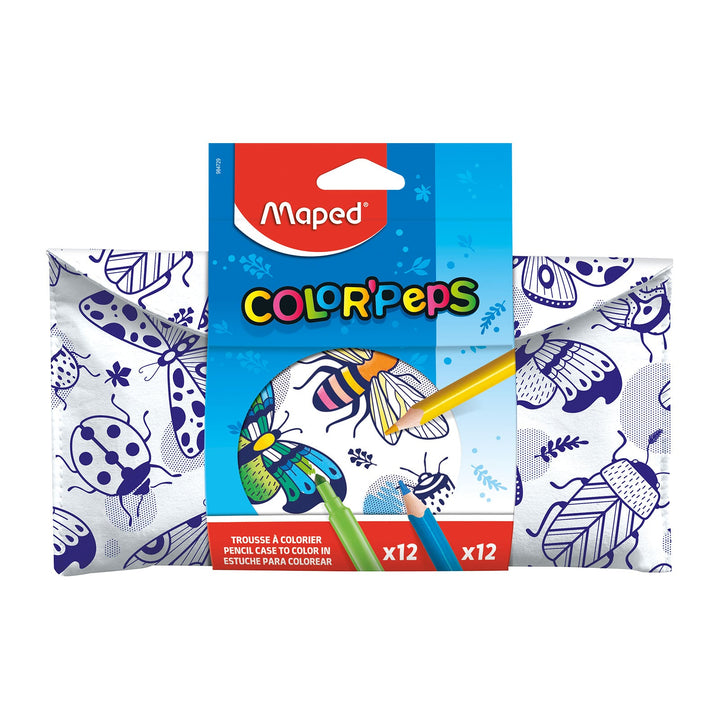 MAPED Color'Peps - Estuche Personalizable con Rotuladores y Lápices Incluidos