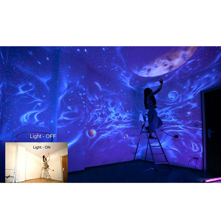 LA PAJARITA - Pintura Acrílica, Color Blanco Fluor F-00, Bote de 75 ml