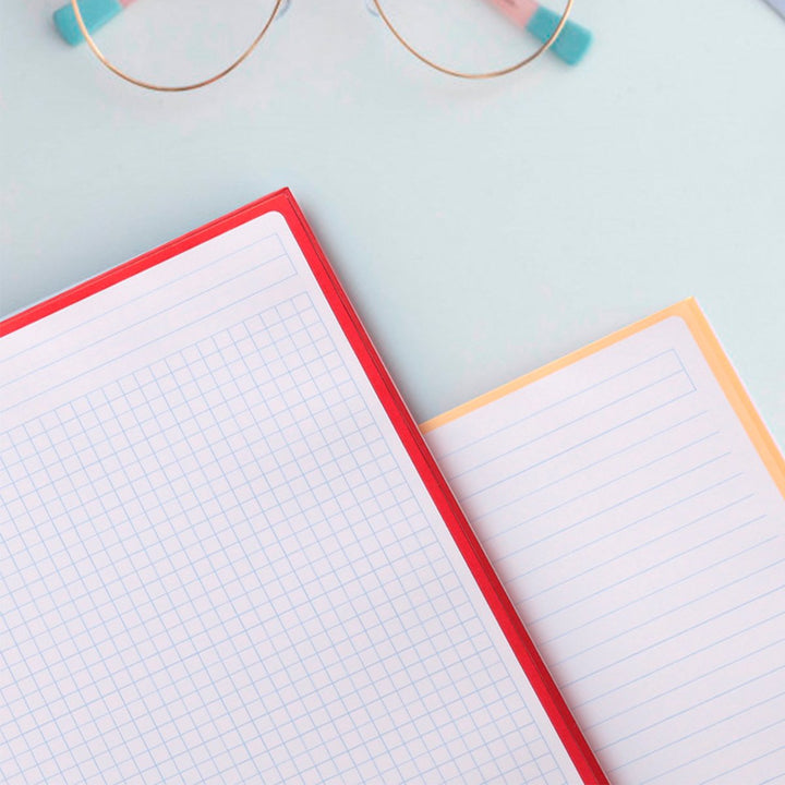 Antartik - Libreta Microperforada A4 con Espiral y Tapa Dura. 1 Banda de Color. Turquesa