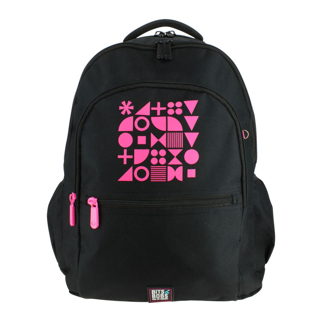 Grafoplás Fluor -  Pack Ahorro Escolar con Mochila 25L y Estuche Triple. Fucsia