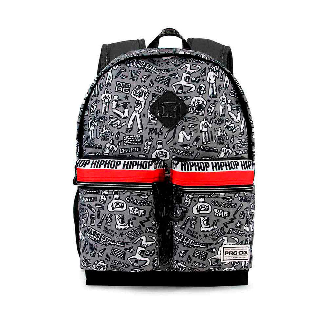 PRODG Hip Hop -  Mochila HS Twin Urbana Adaptable a Carro con Puerto USB