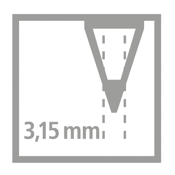 STABILO 322/HB - Lápiz de Grafito Triangular Ergonómico EASYgraph, Diestros