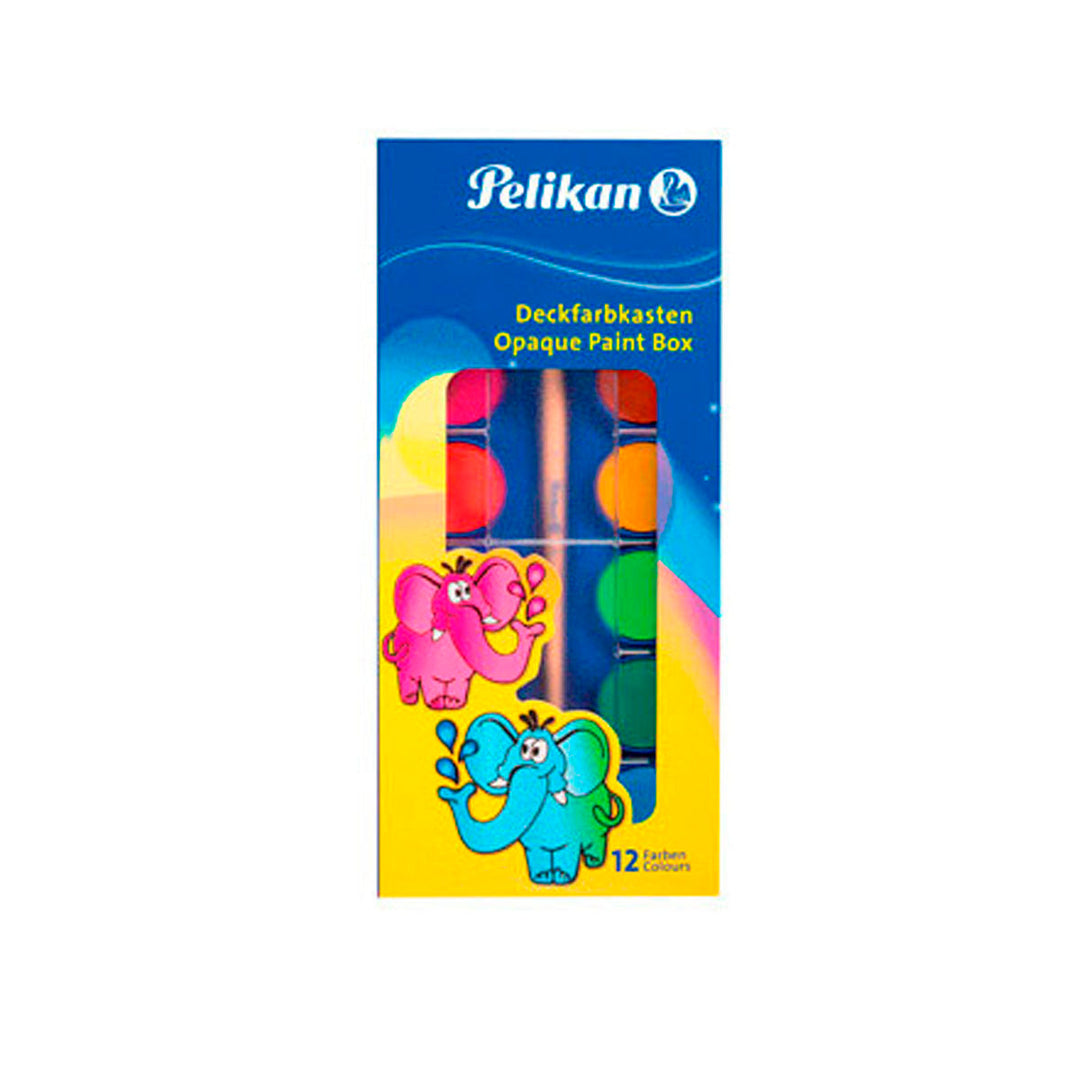 PELIKAN - Estuche de Acuarelas, 12 Colores Intensos