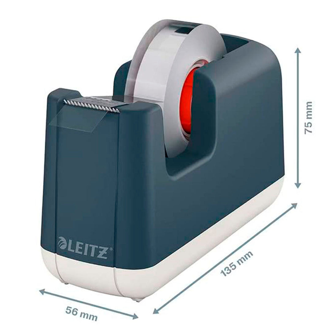 LEITZ - Portarrollos Sobremesa Cosy Para Cintas 33 m. Color Gris