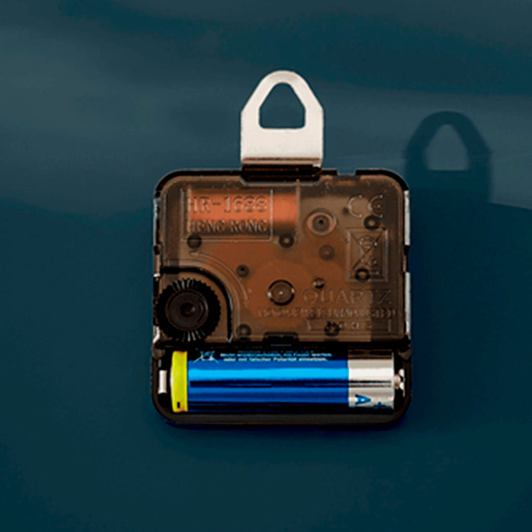 LEITZ Cosy - Reloj de Pared Analógico y Silencioso, Incluye Rotulador. Gris