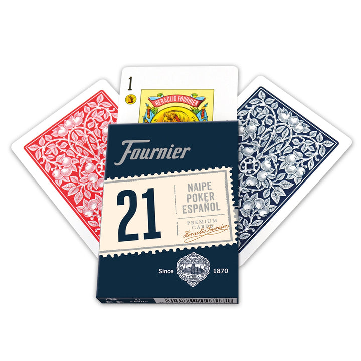 FOURNIER F21003 - Baraja de Póker Española Nº 21 de 41 Cartas con 3 Joker