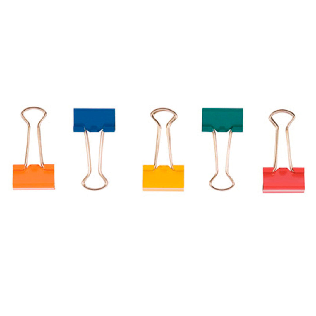 Q-CONNECT - Lote de 10 Pinzas Sujetapapeles Metálicas y Abatibles N.3 32 mm