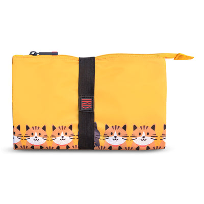 IRIS Snack Bag Friends - Bolsa Porta Meriendas Infantil Flexible y Plegable. Cats