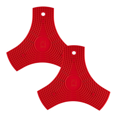 BRA Safe - Conjunto de 2 Protectores Imantados Multiusos en Silicona. Rojo