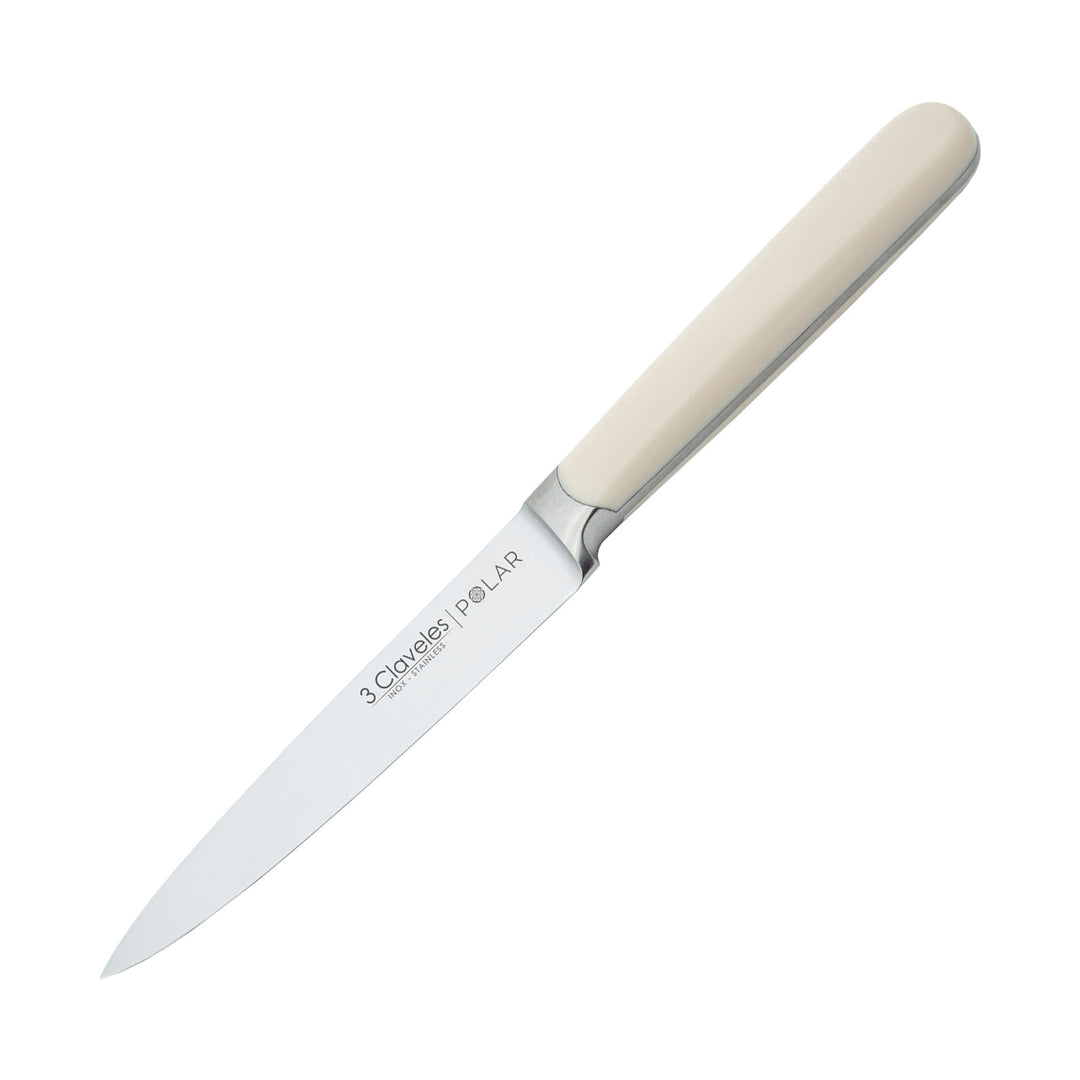 3 Claveles Polar - Cuchillo Cocina Profesional 13 cm Acero Forjado y Mango en ABS