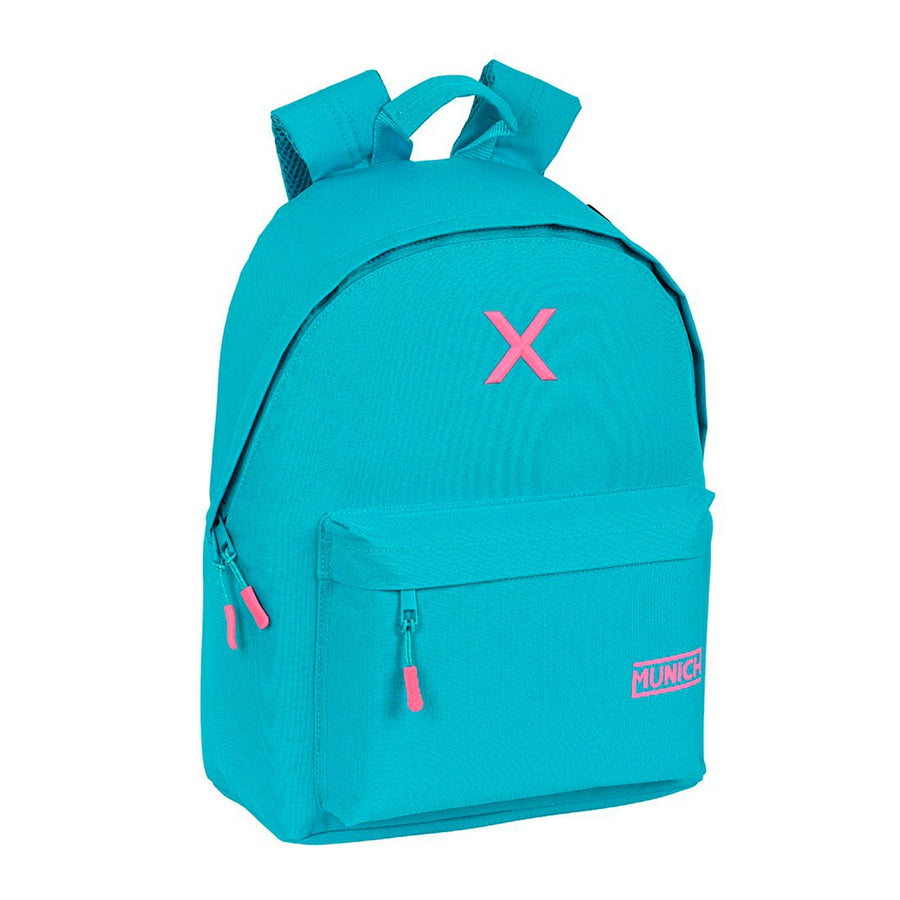 SAFTA - Mochila Para Portatil 14.1" Munich Basics. Turquesa