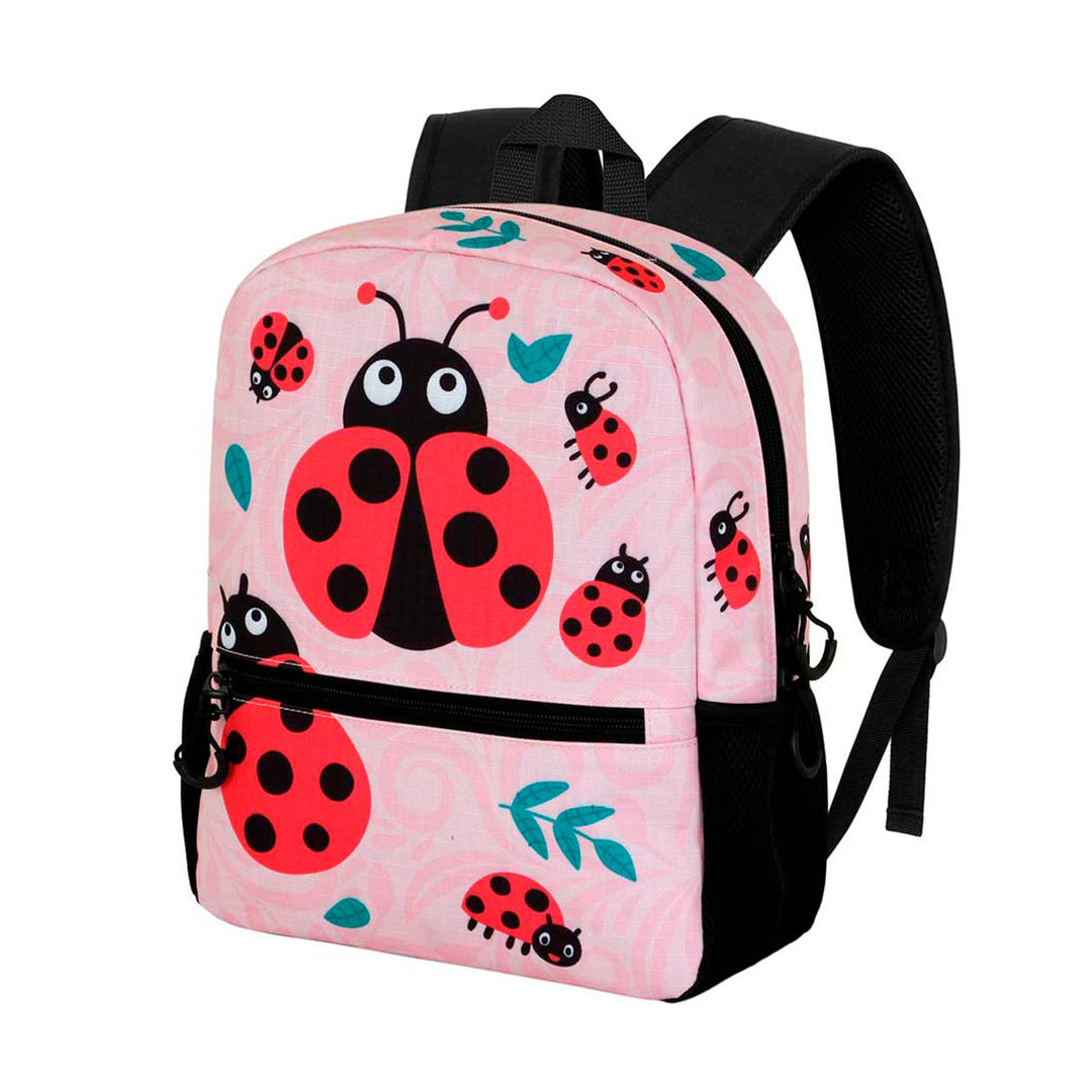 OH MY POP! Ladybug - Mochila Sweet Escolar Pequeña de 9.5L Impermeable. Rosa