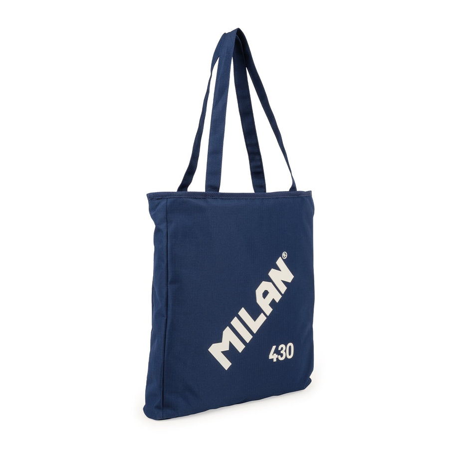 MILAN - Bolso Shopper Multiusos Lunchbag 7.5 L. Colección 430 since 1918. Azul