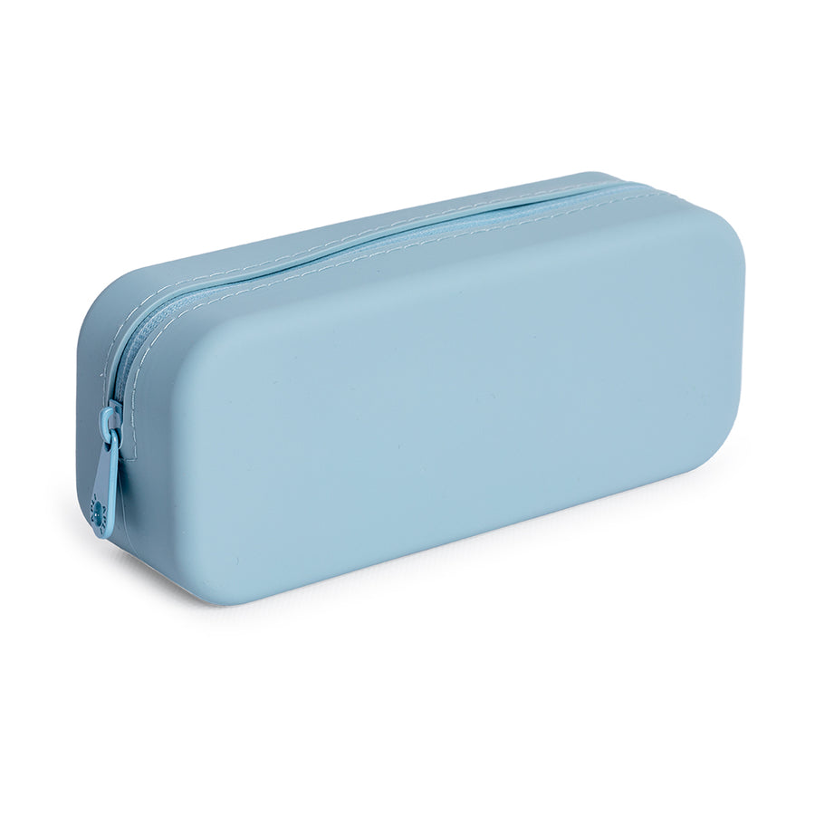 APLI - Estuche Escolar Portatodo Apli UP North Silicona. Celeste