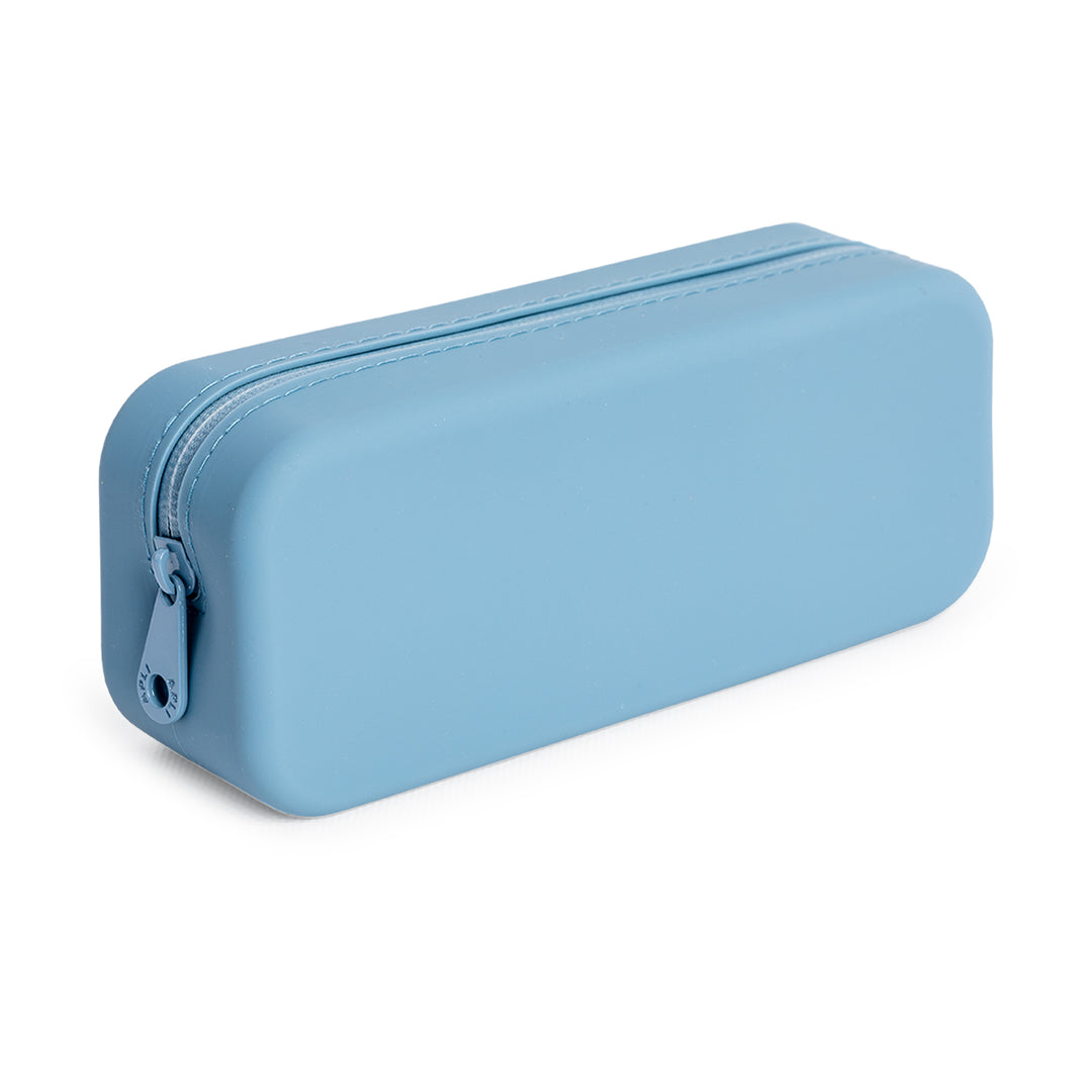 APLI - Estuche Escolar Portatodo Apli UP North Silicona. Azul rey