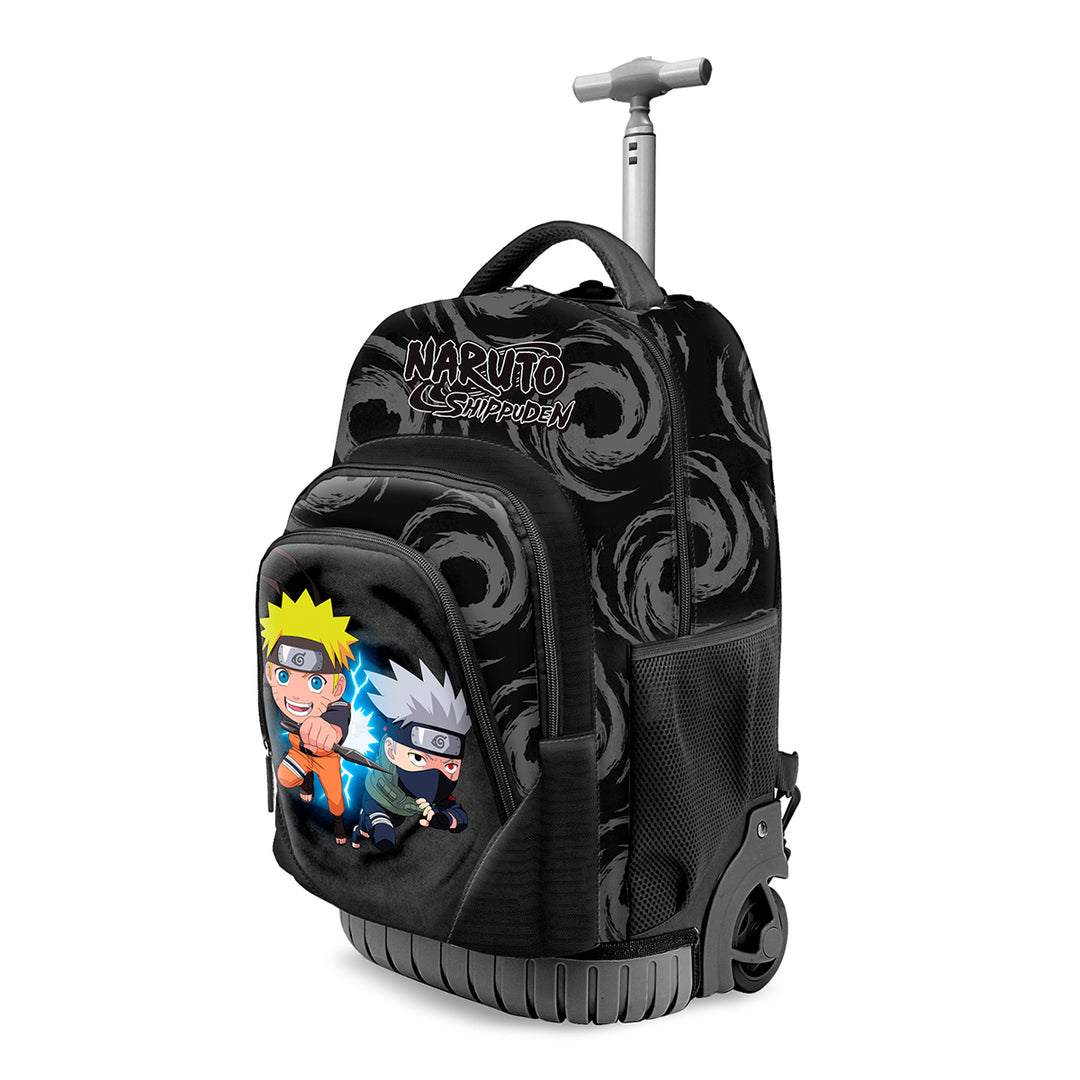 KARACTERMANIA - NARUTO Kid Mochila Escolar con Ruedas Trolley GTS FAN