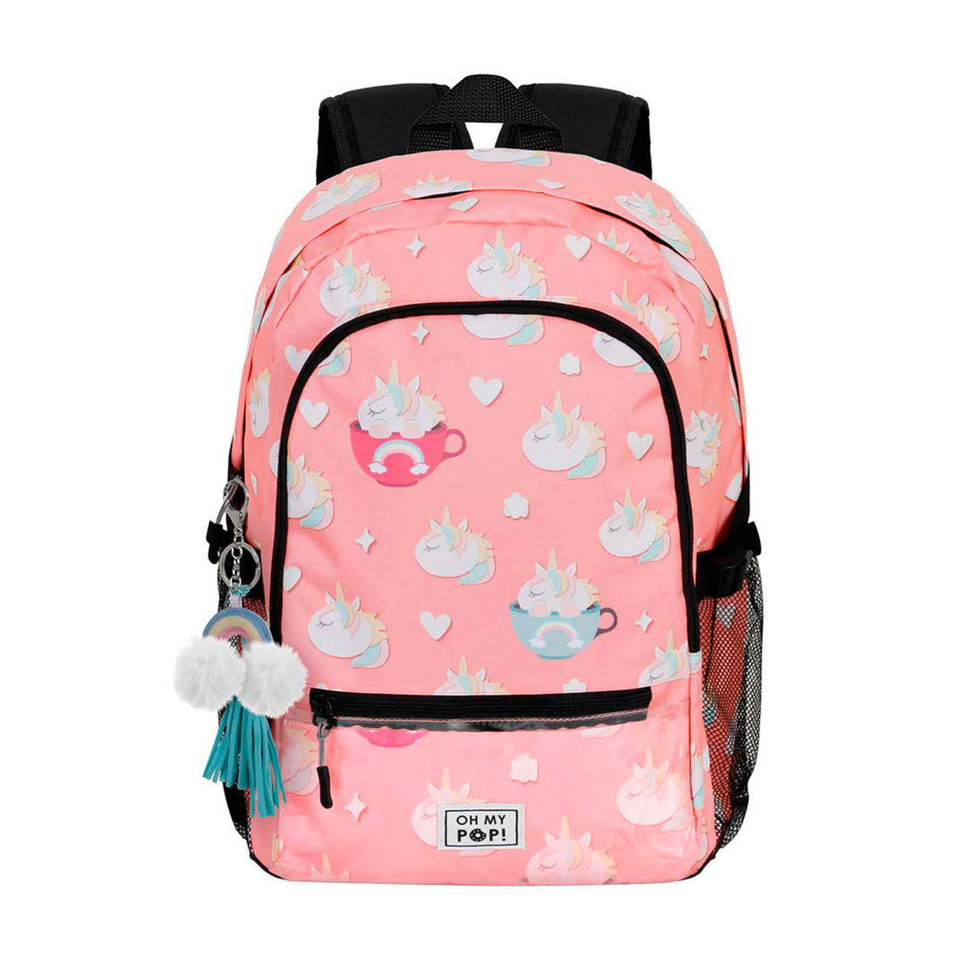 KARACTERMANIA - Oh My Pop! Cupnicorn Mochila Urbana Fight Clear. Rosa