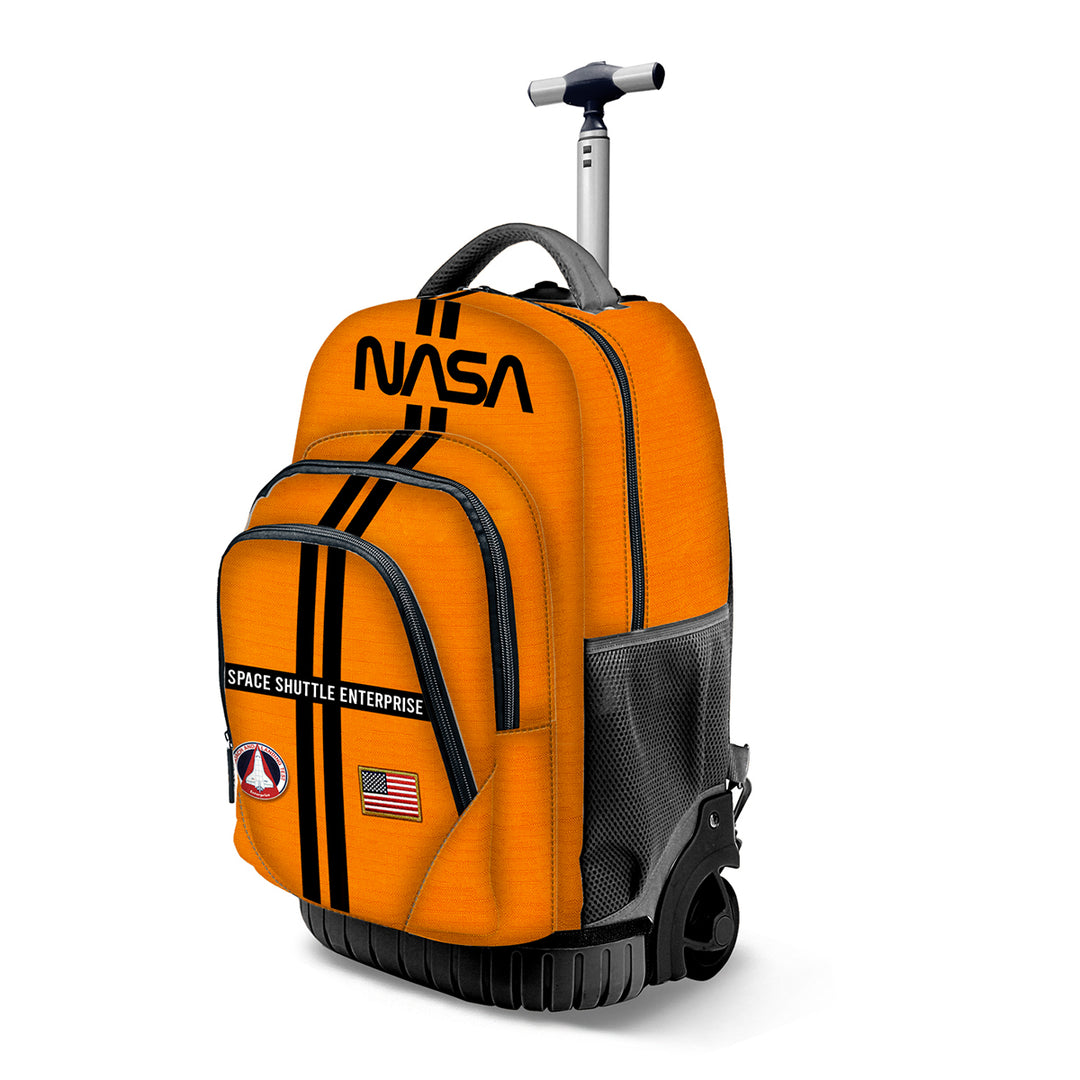 KARACTERMANIA -  NASA Lines Mochila Escolar con Ruedas Trolley GTS Fan