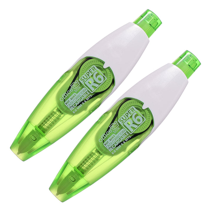 SDI Super R6 - Pack de 2 Cintas Correctoras Retráctiles 6 mm