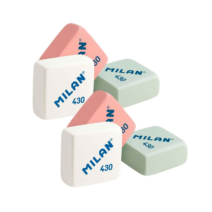 MILAN  - Pack de 2 Llaveros con forma de Goma de Borrar MILAN 430.