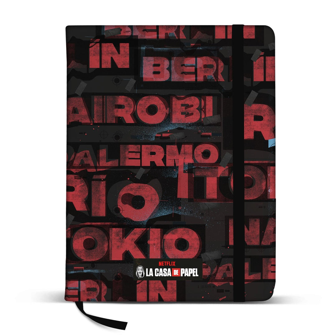 Karactermania - LA CASA DE PAPEL Diario de Tapa Rígida A5 Modelo Cities