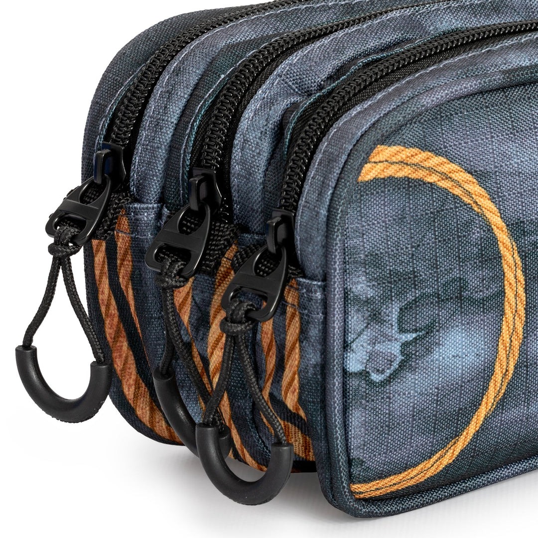 ColePack EcoTrick - Estuche Triple de 3 Cremalleras con Material Escolar Incluido. One Piece Ropes