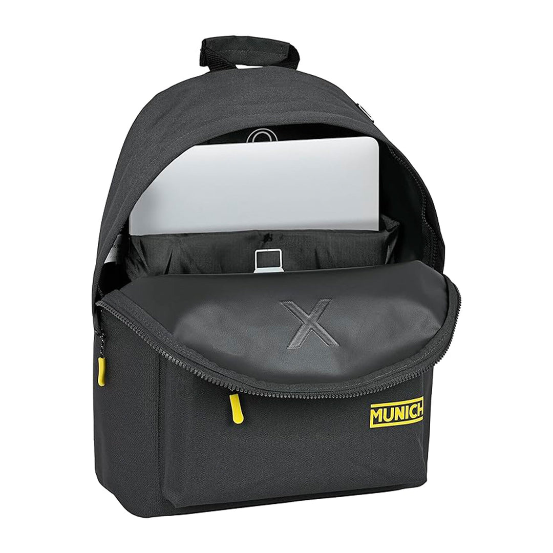 SAFTA - Mochila Para Portatil 14.1" Munich Basics. Grafito