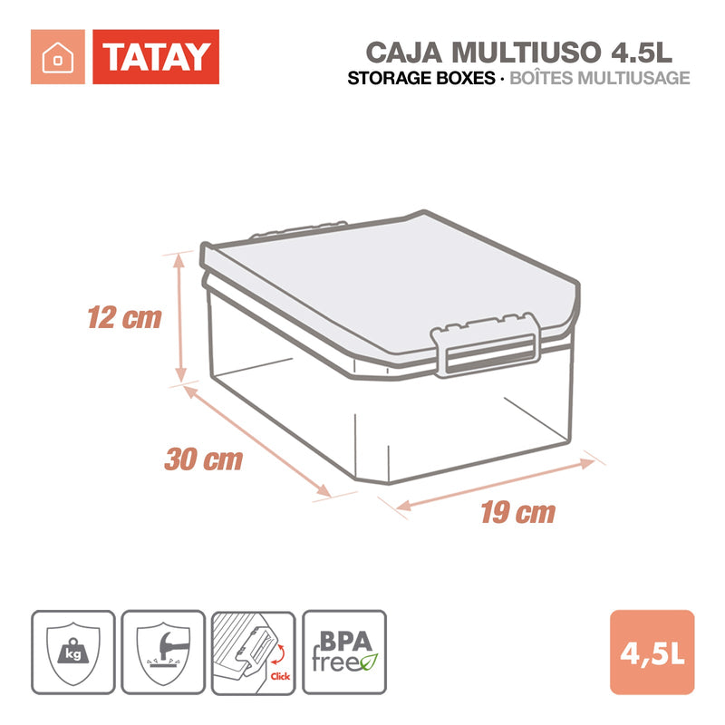 TATAY - Lote de 2 Cajas Botiquín Multiusos Cruz Roja de 14L y 4.5L