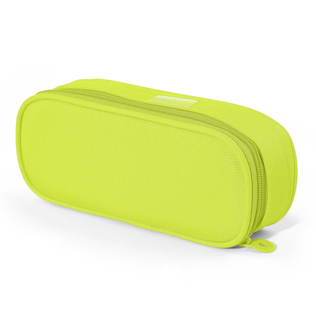 Mega - Estuche Portatodo Escolar Ovalado Multiuso con Solapa. Lima