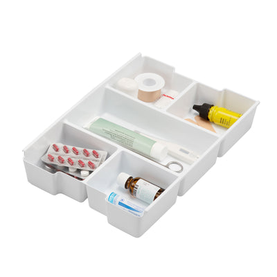 TATAY - Kit Caja Botiquín Cruz Roja 7L con Organizador y 1 Sanitary Box Incluido