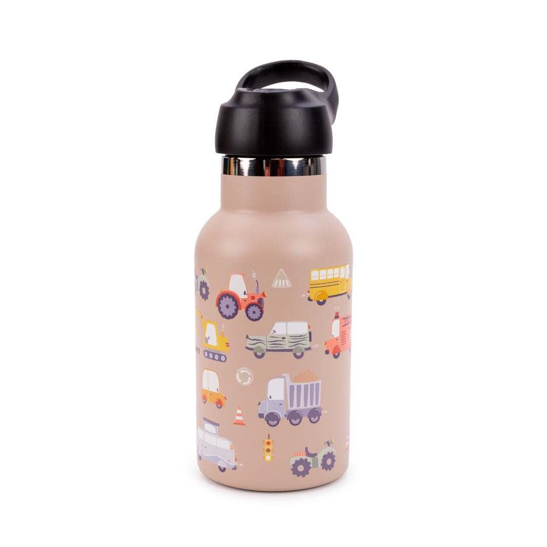 Runbott Marta Munté - Botella Térmica Infantil de 0.35L con Interior Cerámico. Road Topo