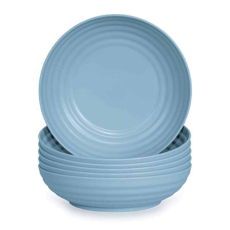 Plastic Forte Classic - Juego de Vajilla de 16 Piezas en Plástico Reutilizable Ideal Fiestas. Azul