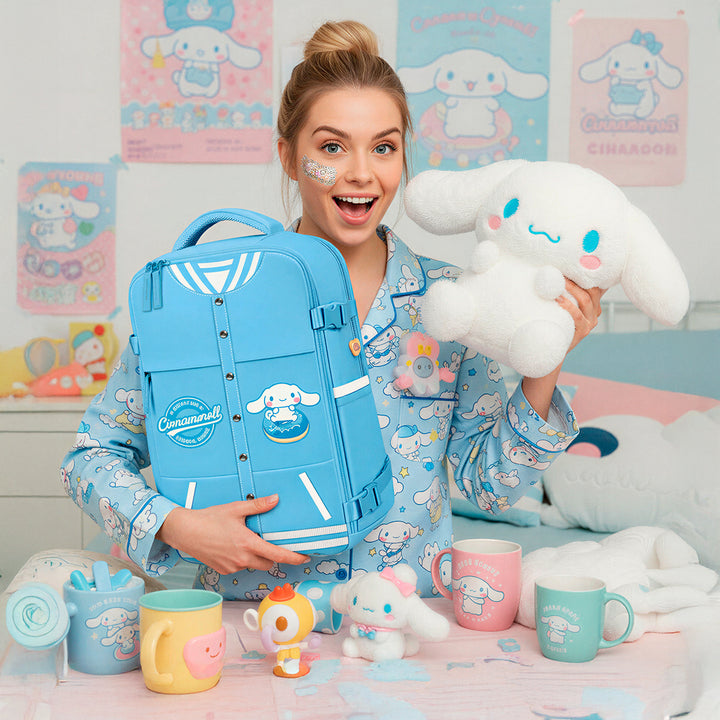 MERCURY Varsity - Mochila de Cabina Bajo Asiento Avión. Ligera e Impermeable. Cinnamoroll