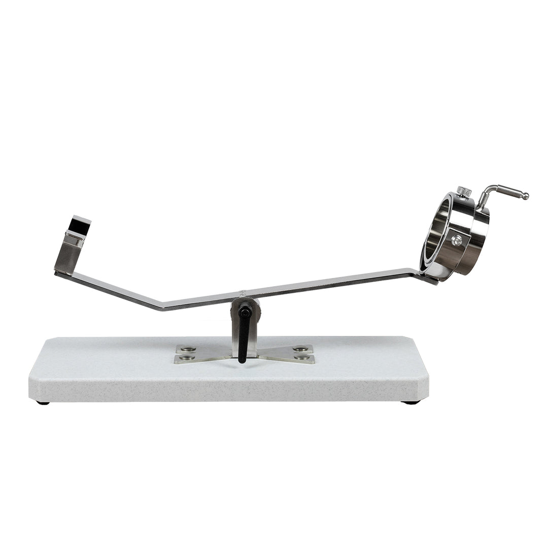 BELLO Teide - Soporte Jamonero Basculante Fibra y Acero Inoxidable Cabezal Giratorio. Granito