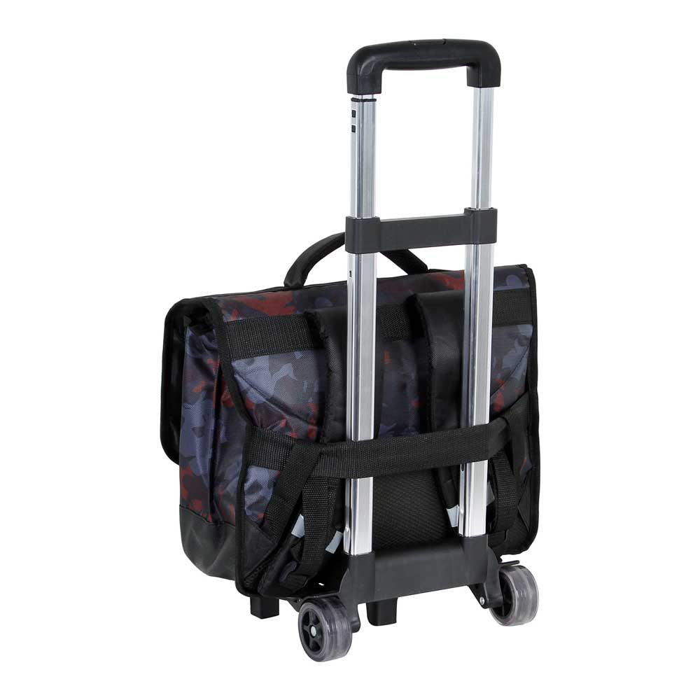 Karactermania - Carro Trolley para Mochilas Escolares con 2 ruedas y Tirador Telescópico