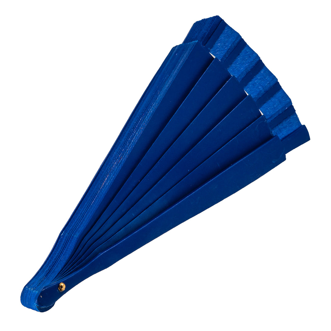 JAVIER Sardinas  - Abanico de 23 cm con Varillas de Madera Estampada y Tela. Portugal