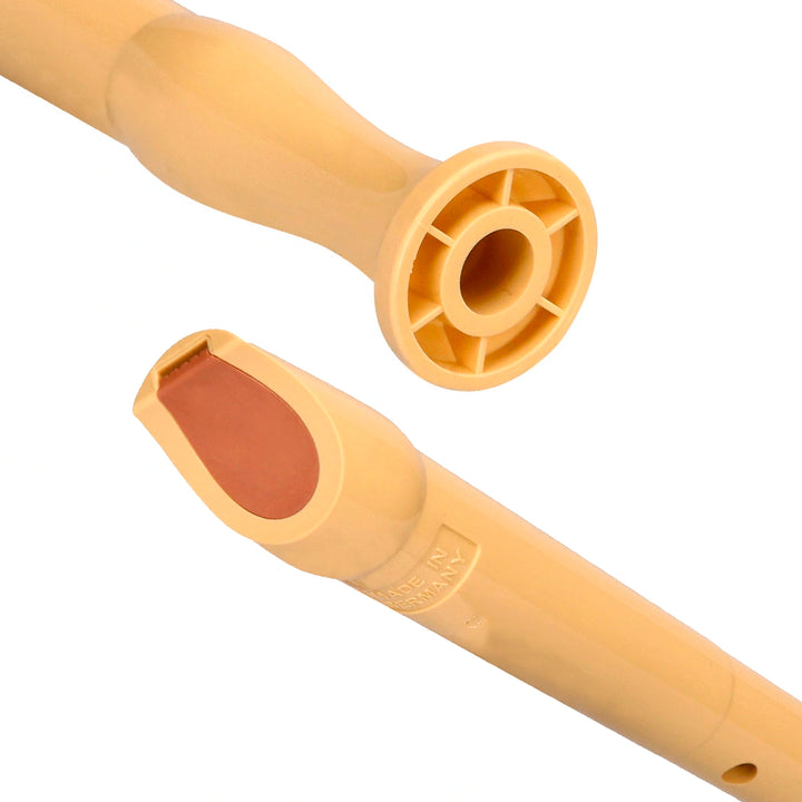 HOHNER Melody - Flauta Escolar Soprano Dulce con Funda y Varilla de Limpieza. Marfil