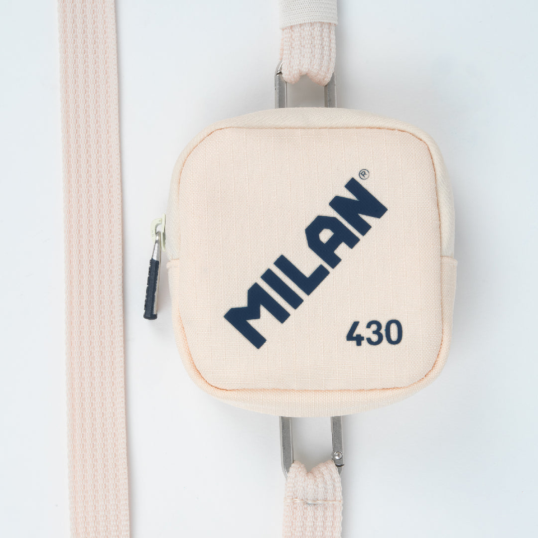 MILAN - Monedero Multiusos para Cinturon y Colgar Colección 430 since 1918. Beige