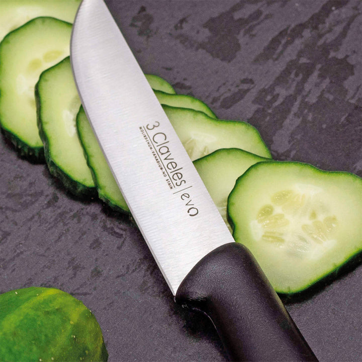 Claveles EVO - Set de 3 Cuchillos Mondador, Puntilla y Verduras en Acero Inoxidable