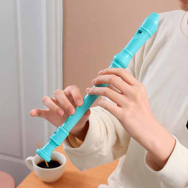 HOHNER Melody - Flauta Escolar Soprano Dulce con Funda y Varilla de Limpieza. Rojo