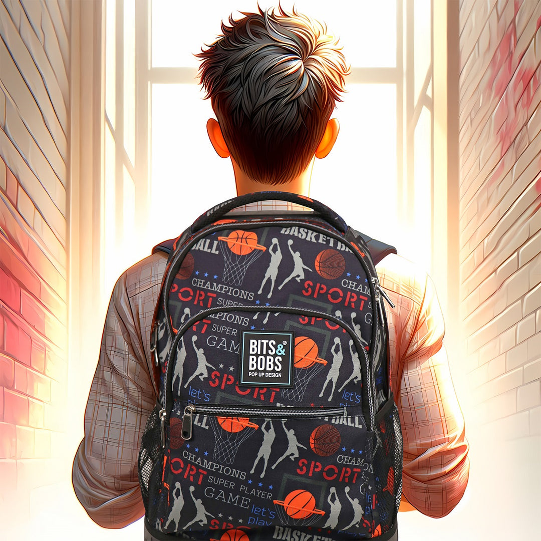 Grafoplás Design - Mochila Escolar 3 Cremalleras y Carrito Integrado. Acolchada. Match