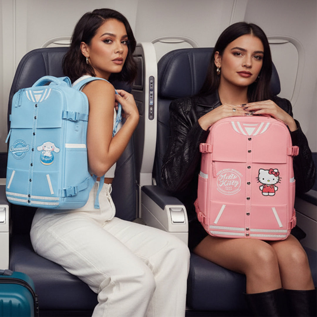 MERCURY Varsity - Mochila de Cabina Bajo Asiento Avión. Ligera e Impermeable. Hello Kitty