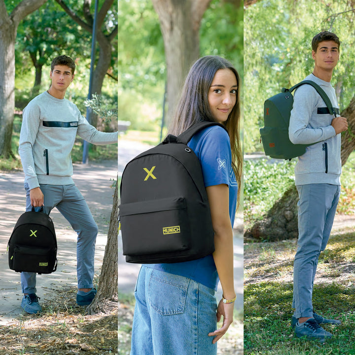 SAFTA - Mochila Para Portatil 14.1" Munich Basics. Beige