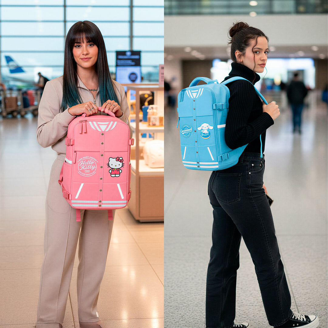 MERCURY Varsity - Mochila de Cabina Bajo Asiento Avión. Ligera e Impermeable. Hello Kitty