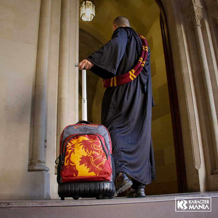 KARACTERMANIA - Miercoles Addams Mochila Escolar con Ruedas Trolley GTS FAN