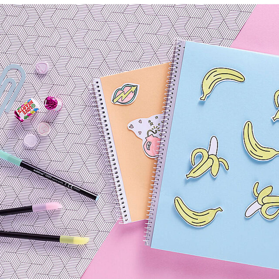 Edding 1200 - Rotulador de Fibra con Punta Redonda de 0.5 mm. Rojo