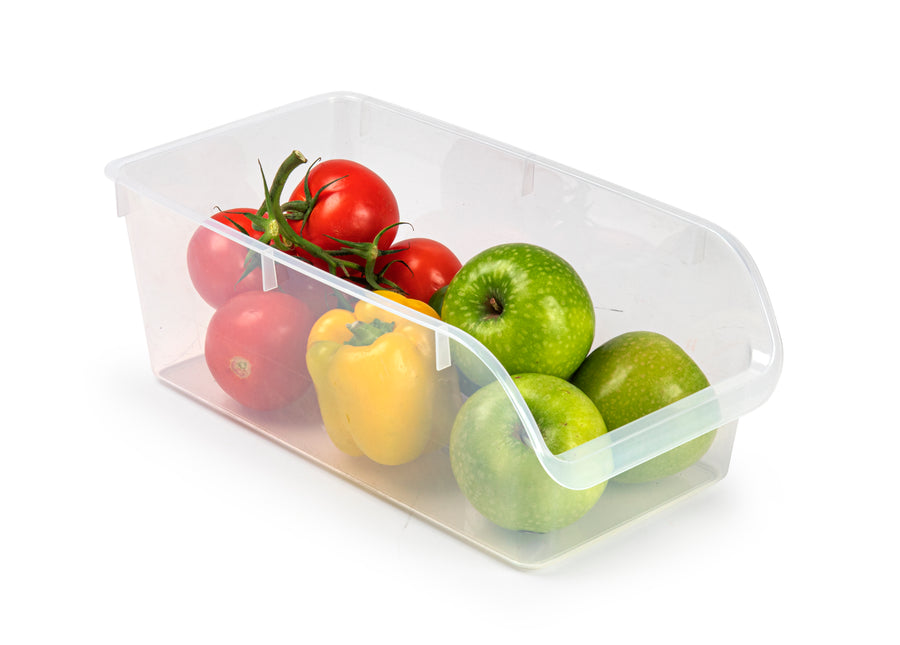 Plastic Forte - Organizador de Nevera Rectangular Belay Frigo Transparente