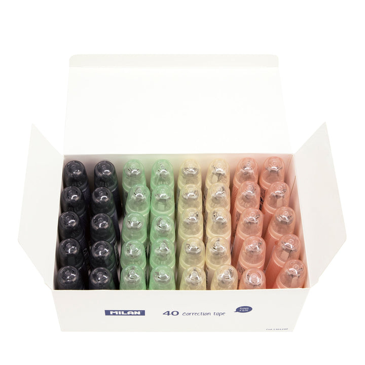 MILAN 1918 - Cinta Correctora Cilíndrica en Formato Mini. Apta para Zurdos. Surtido